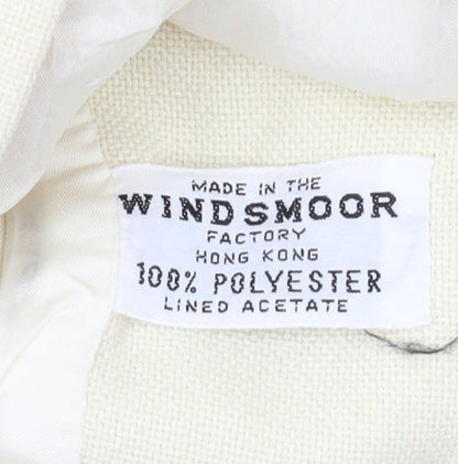 Windsmoor Ivory Blazer Women Size 12 Classic Lined