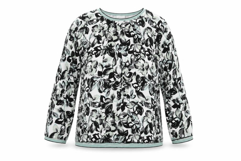 Eastex Women's Multicoloured Floral Pullover Jumper, Size 10