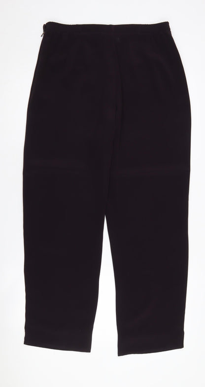 Windsmoor Women's Black Trousers Size 12 Business Casual