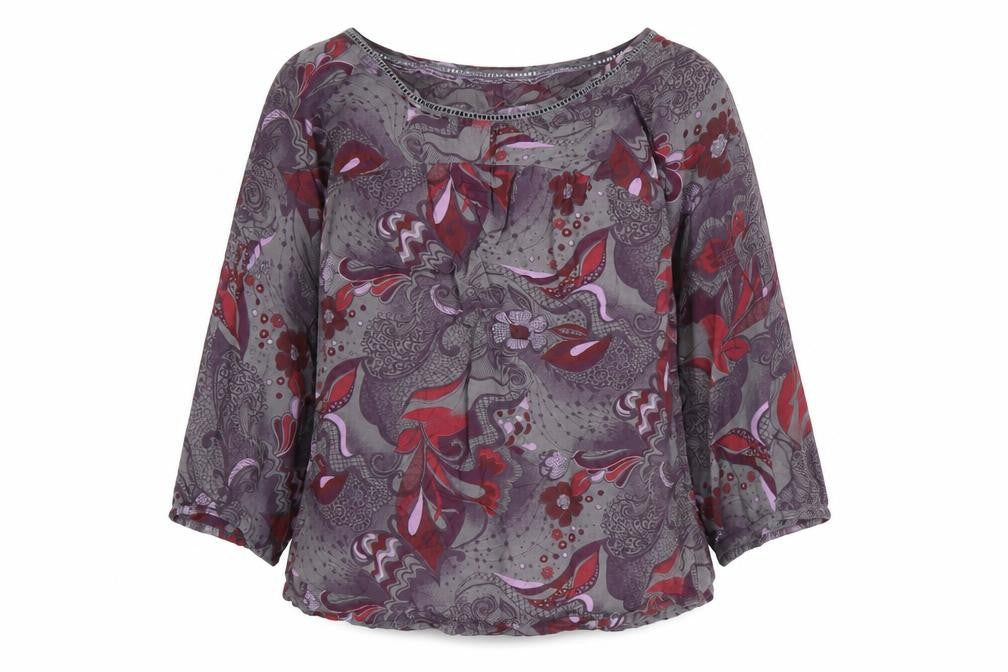 Fat Face Women's Retro Geometric Blouse Size 10