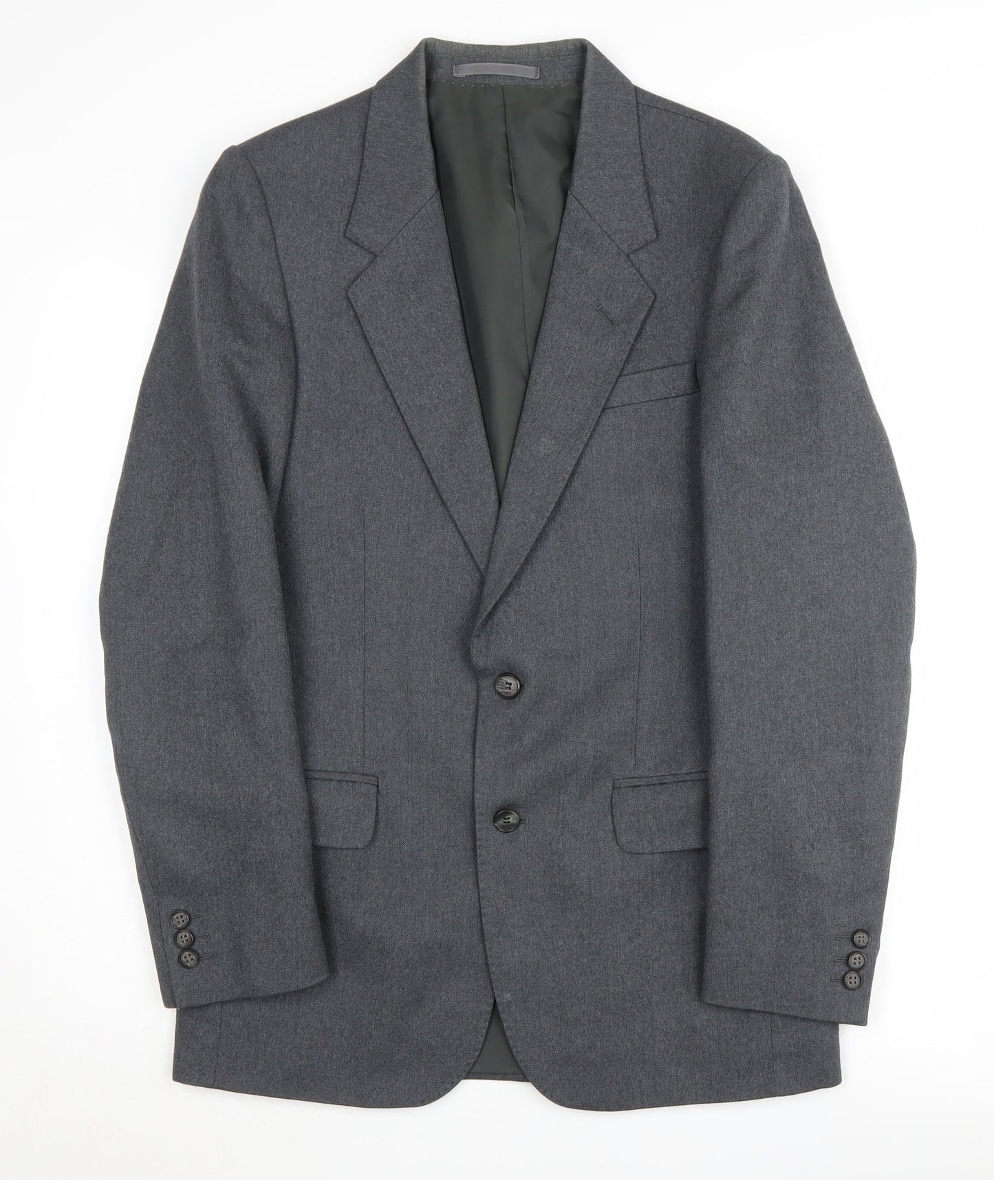 Centaur Men's Grey Wool Blazer 36R Classic Formal