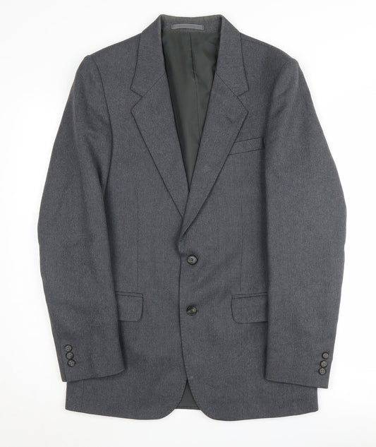 Centaur Men's Grey Wool Blazer 36R Classic Formal