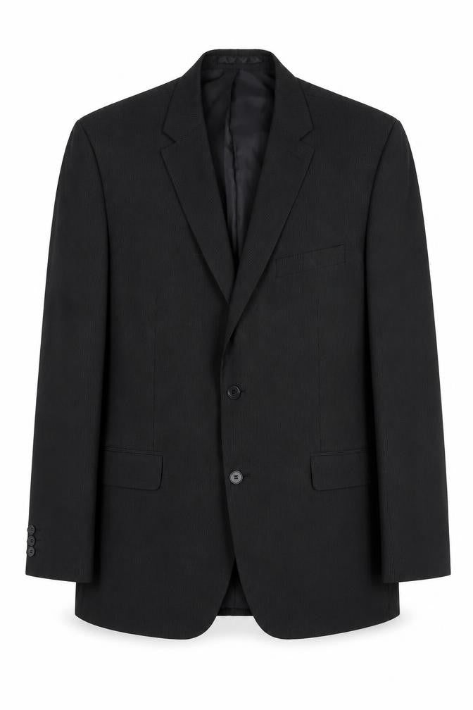 Thomas Nash Men's Black Regular Fit Suit Jacket 44R