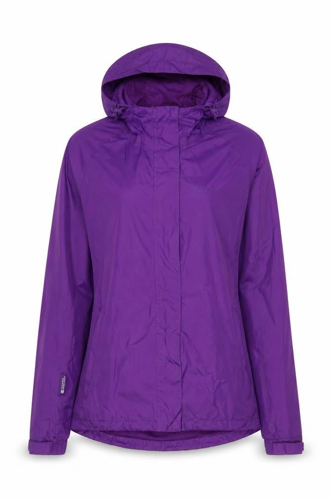 Mountain Warehouse Women's Purple Waterproof Rain Coat