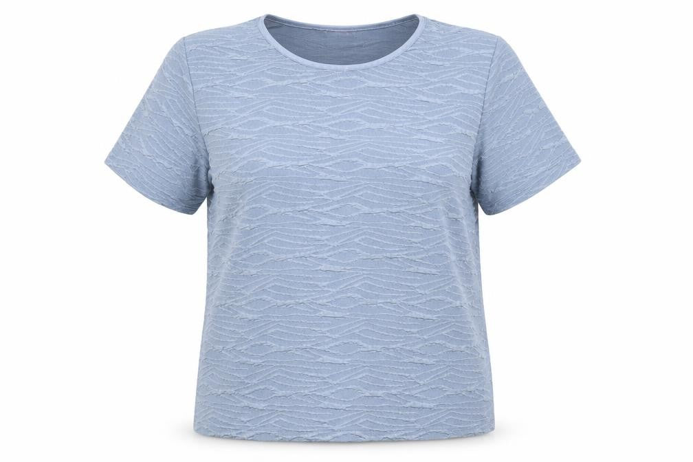 Honor Millburn Women's Blue Geometric T-Shirt Size 14