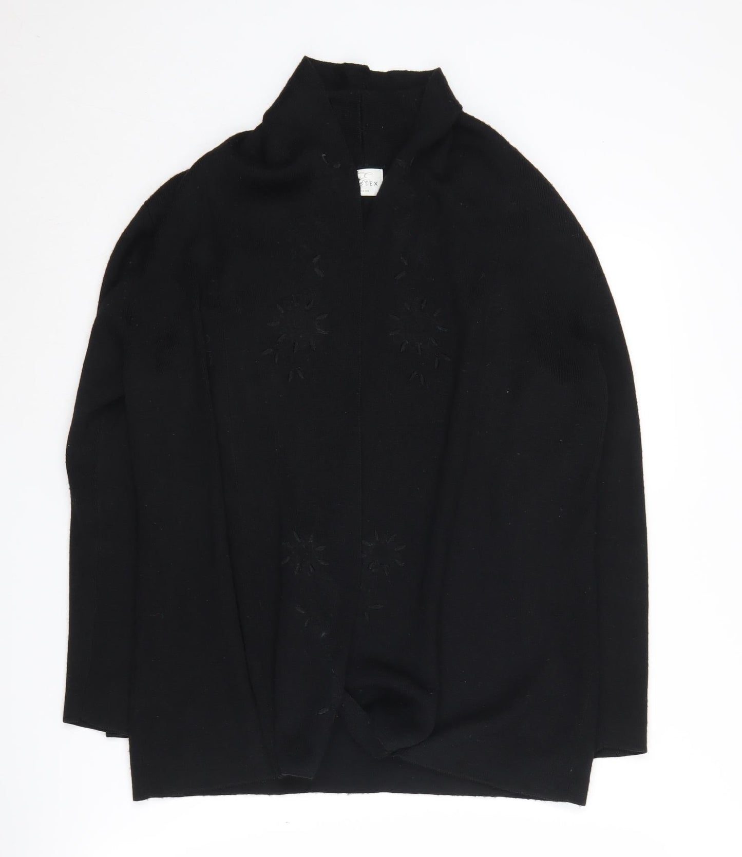 Eastex Black High Neck Women's Jumper Size 10