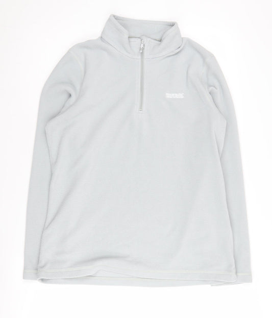 Regatta Women's Grey Fleece Pullover Sweatshirt Size 14