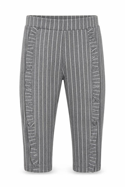 Firetrap Girls Grey Pinstripe Cropped Trousers 2-3 Years