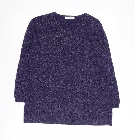 Windsmoor Women's Purple Pullover Jumper Size S