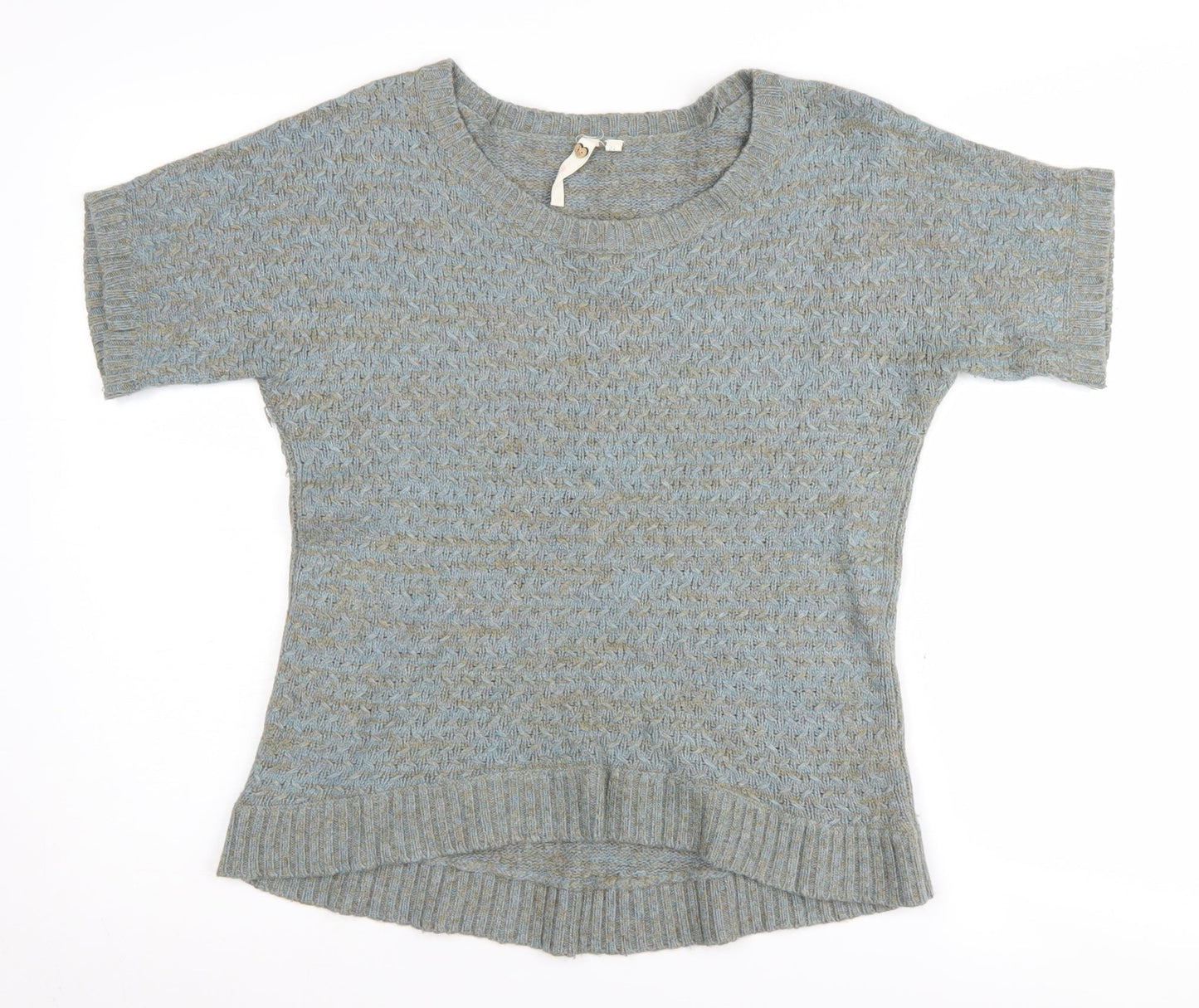Women's Multicoloured Chunky-Knit Pullover Jumper - Size 2