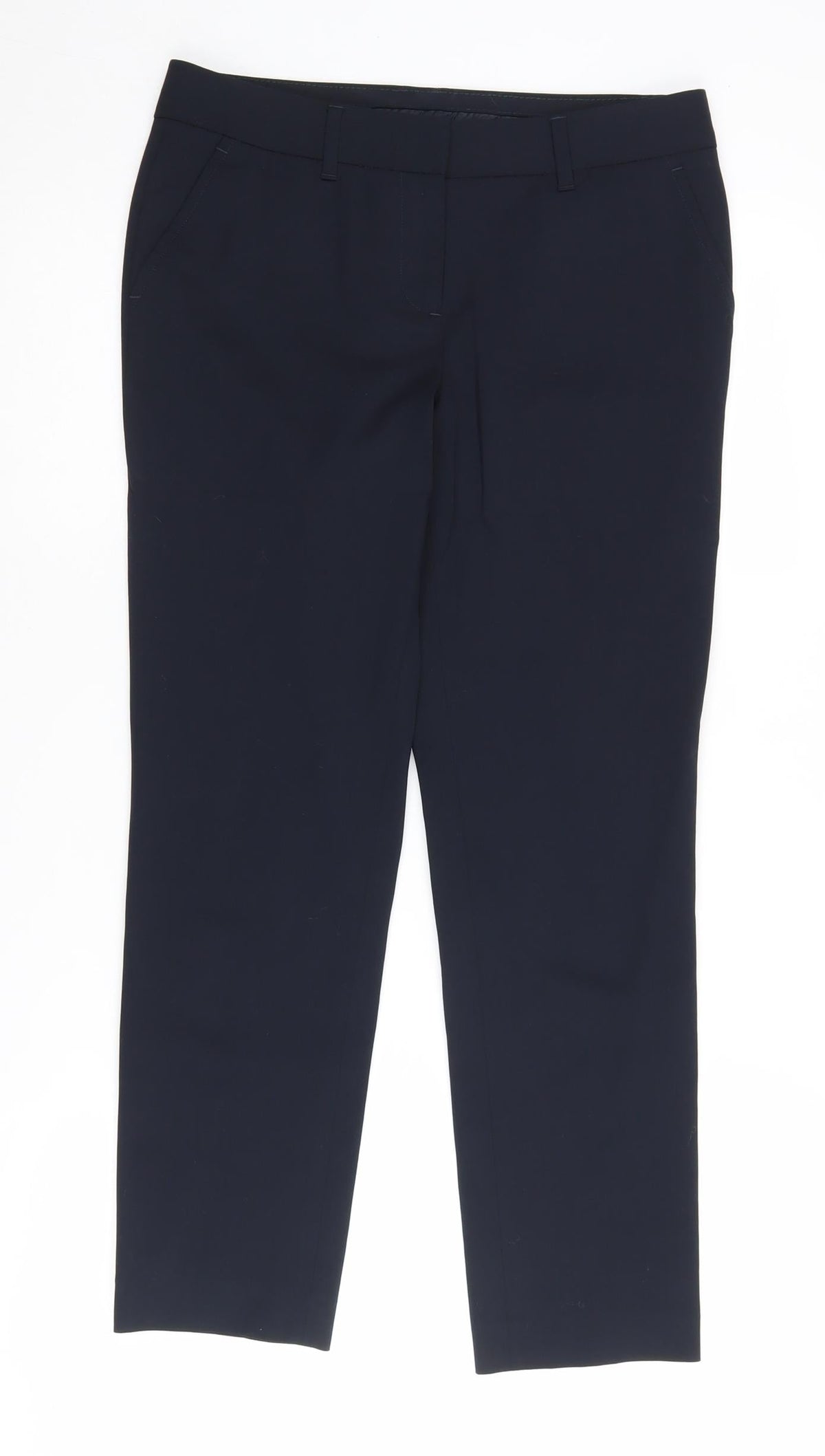 Tommy Hilfiger Women's Black Wool Trousers Size 2XS
