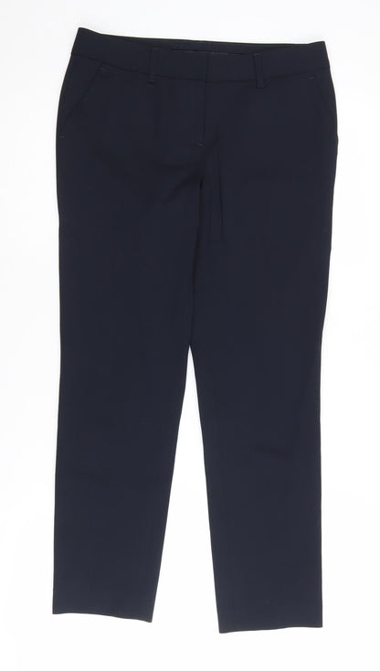 Tommy Hilfiger Women's Black Wool Trousers Size 2XS
