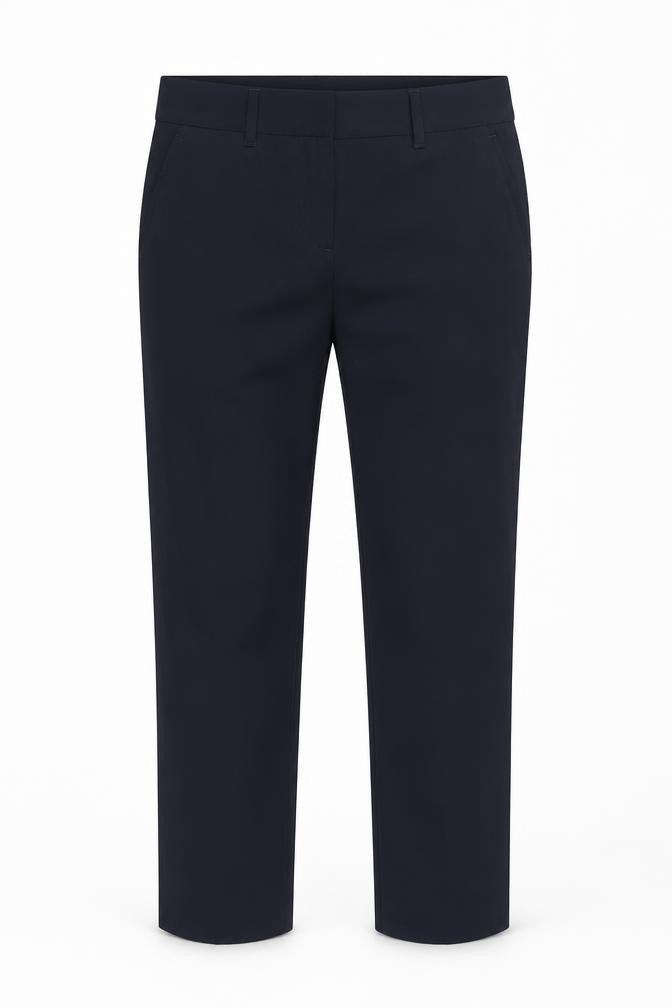 Tommy Hilfiger Women's Black Wool Trousers Size 2XS