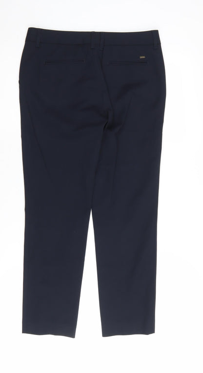 Tommy Hilfiger Women's Black Wool Trousers Size 2XS
