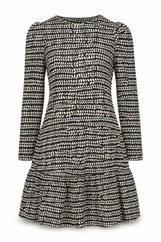 Topshop Women’s Black Fit & Flare Dress Size 6
