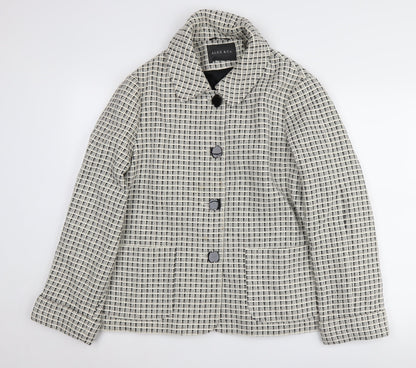 Additional front view of Alex & Co. Women's Black Check Jacket, size 16