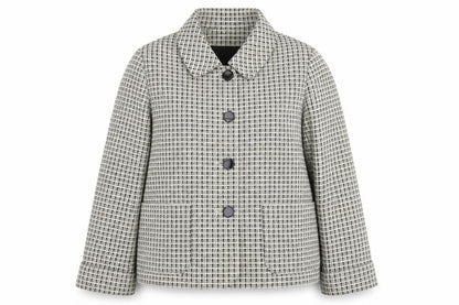 Front view of Alex & Co. Women's Black Check Jacket, size 16