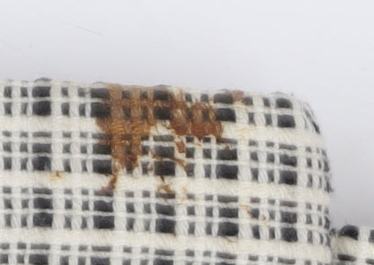 Close-up detail of Alex & Co. Women's Black Check Jacket, size 16