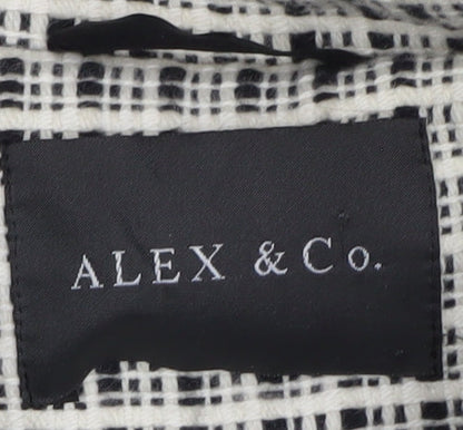Additional view of Alex & Co. Women's Black Check Jacket, size 16