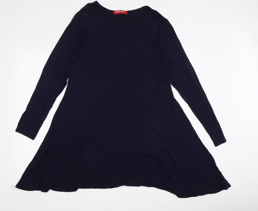 Miss Sexy Women's Blue Long Sleeve Top M/L