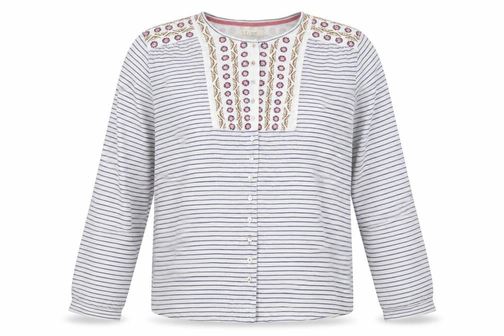 White Stuff Women's Button-Up Top Size 14