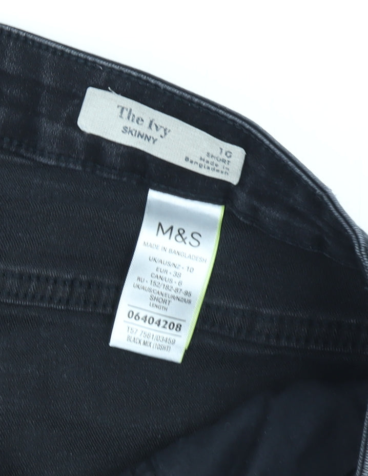 Marks and Spencer Women's Black Skinny Jeans Size 10