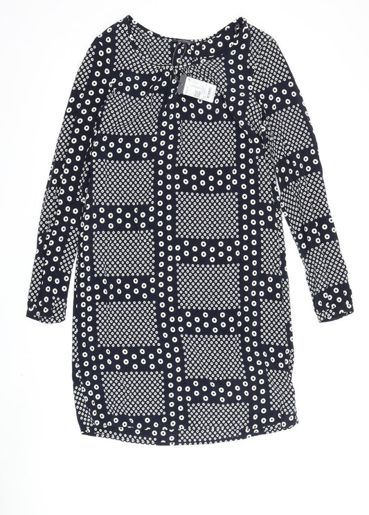 Marc O'Polo Women's Black Polka Dot Shift Dress Size 6