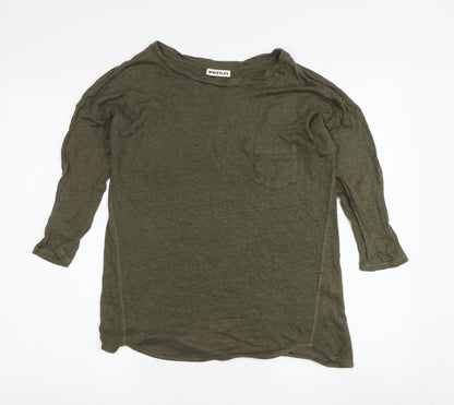Whistles Women's Green T-Shirt, S, Basic Style