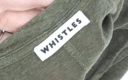 Whistles Women's Green T-Shirt, S, Basic Style