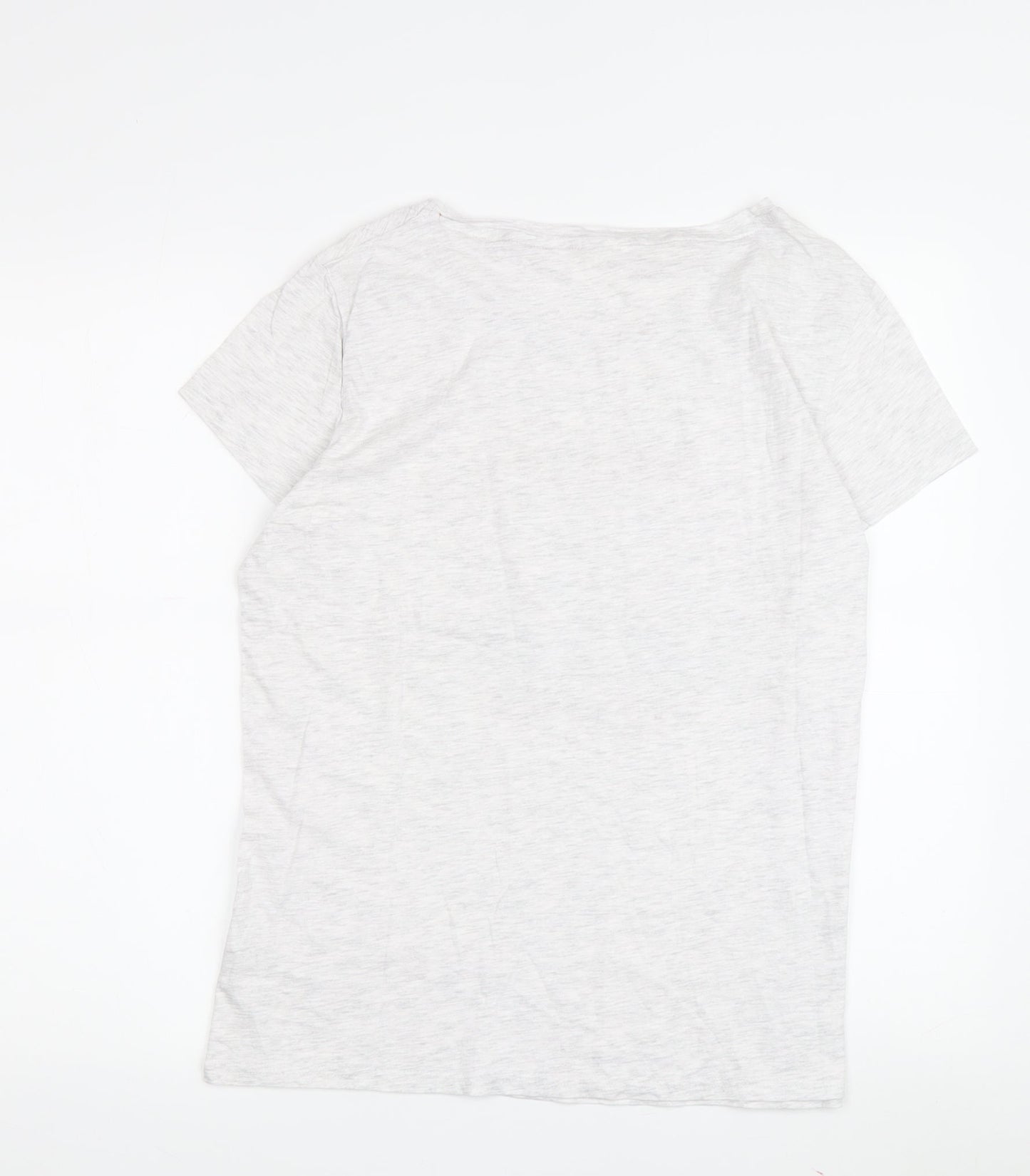Women's Christmas Movie T-Shirt, White, Size 12, Crew Neck