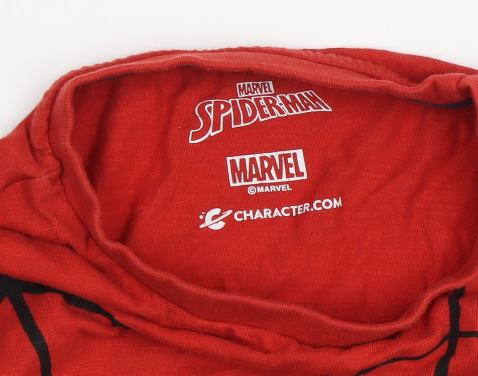 Marvel Spider-Man Boys Red Long Sleeve Graphic Tee 11-12 Years
