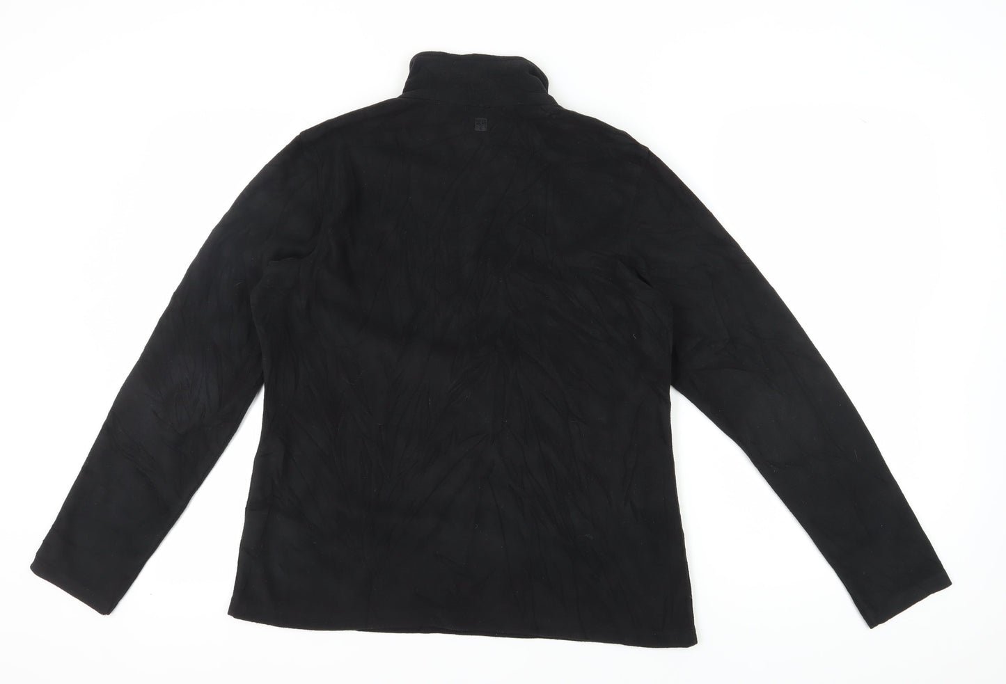 Mountain Warehouse Men's Black High Neck Pullover Sweatshirt - L