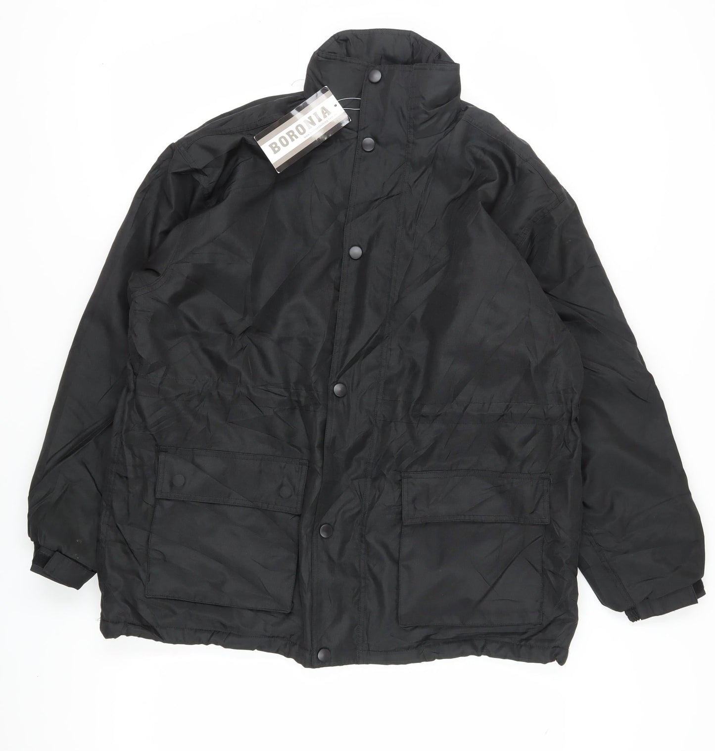 Boronia Men's Black Mid-Length Jacket M