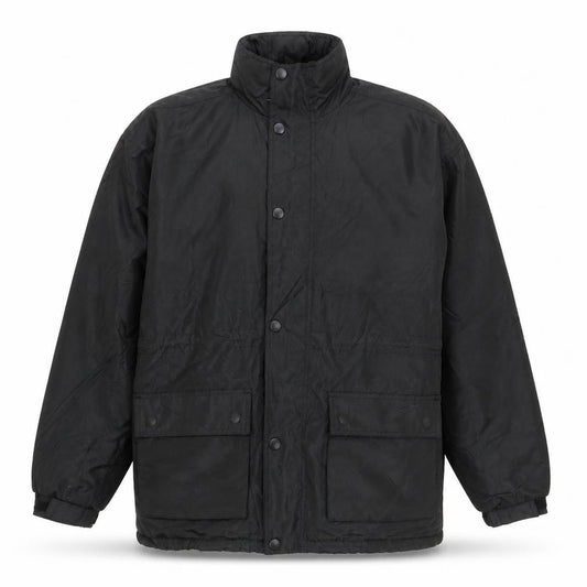 Boronia Men's Black Mid-Length Jacket M