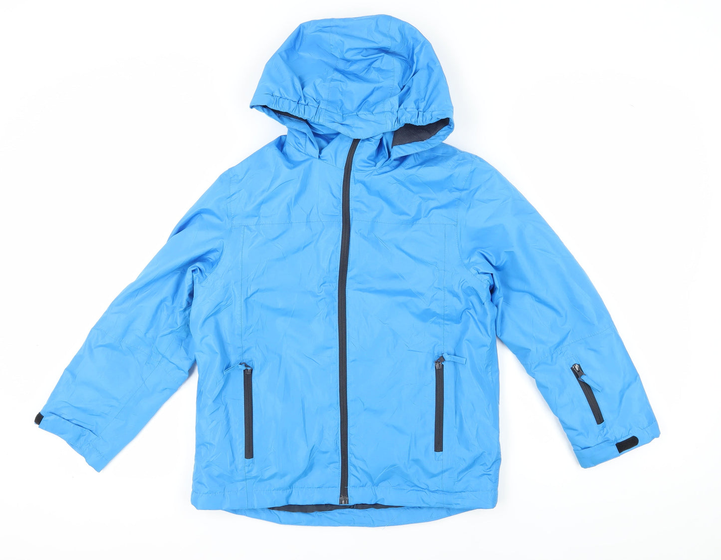 Crane Boys Blue Puffer Jacket 9-10 Years Waterproof Winter