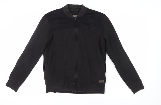 Ben Sherman Black polo jumper, size large.