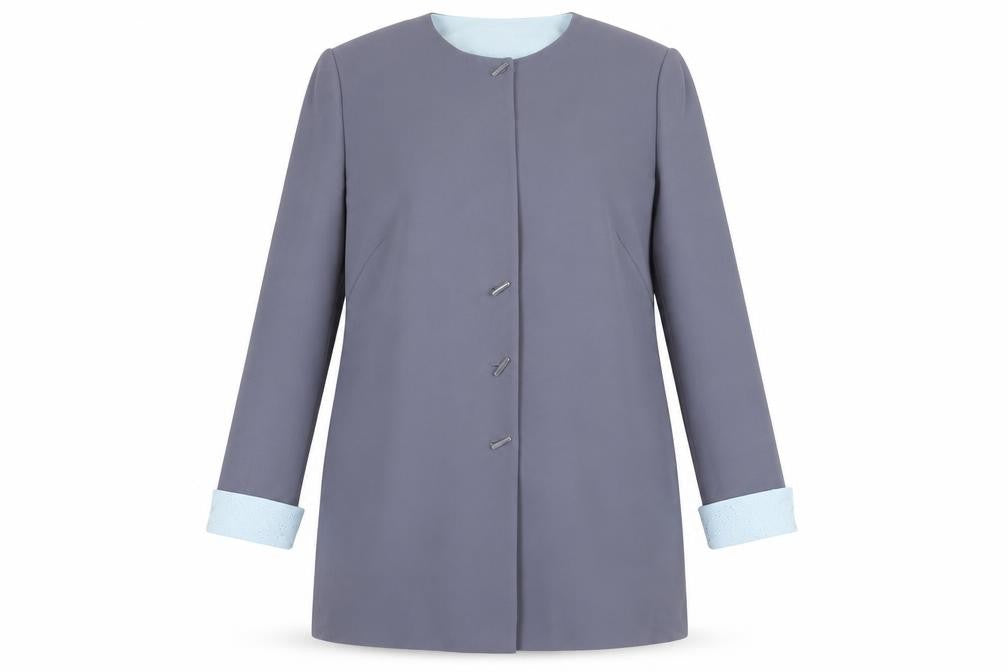 Jacques Vert Women's Blue Blazer L Formal Lined