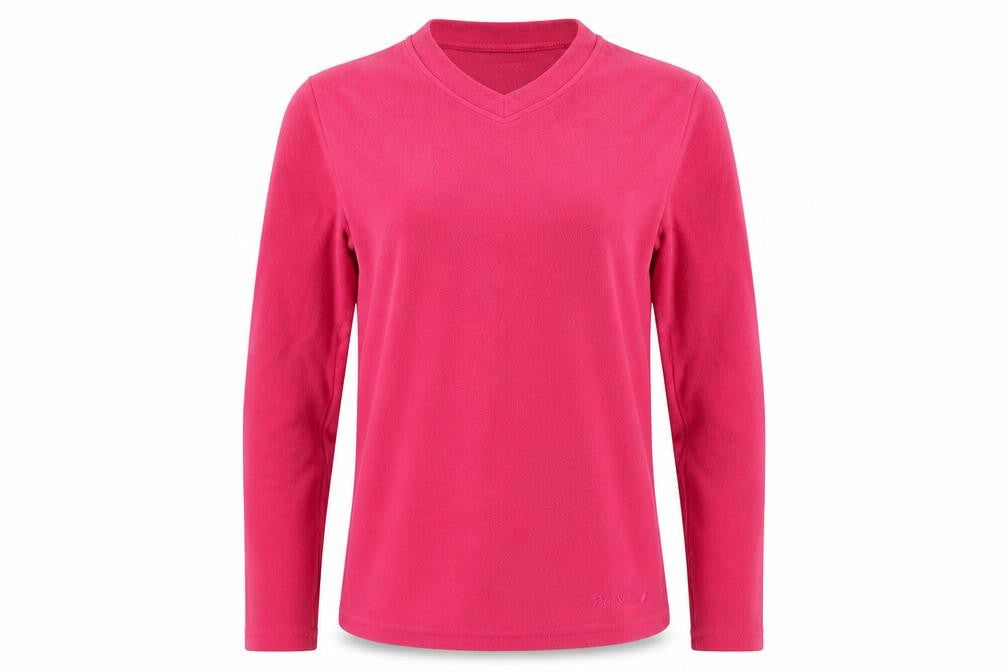 Peter Storm Women's Pink Fleece V-Neck Pullover
