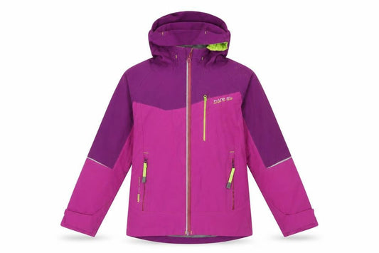 Dare 2b Girls Purple Ski Jacket, Size 10, Waterproof & Hooded