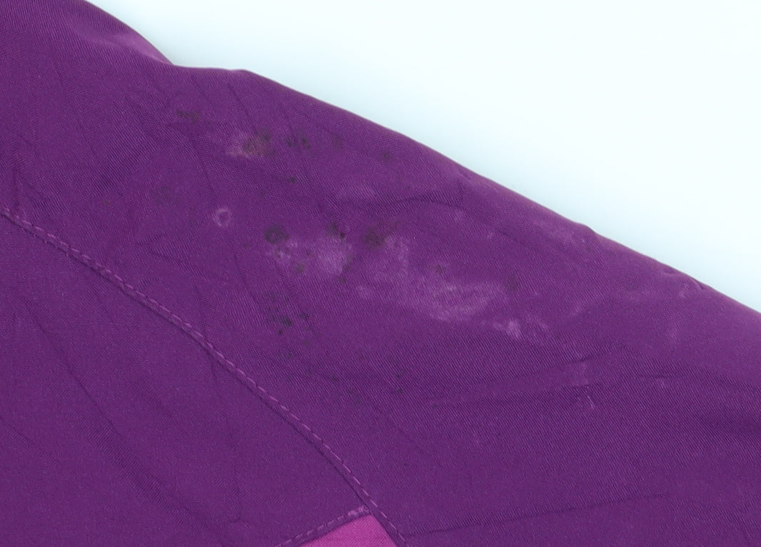 Additional view of Dare 2b girls’ purple ski jacket, size 10, waterproof & hooded