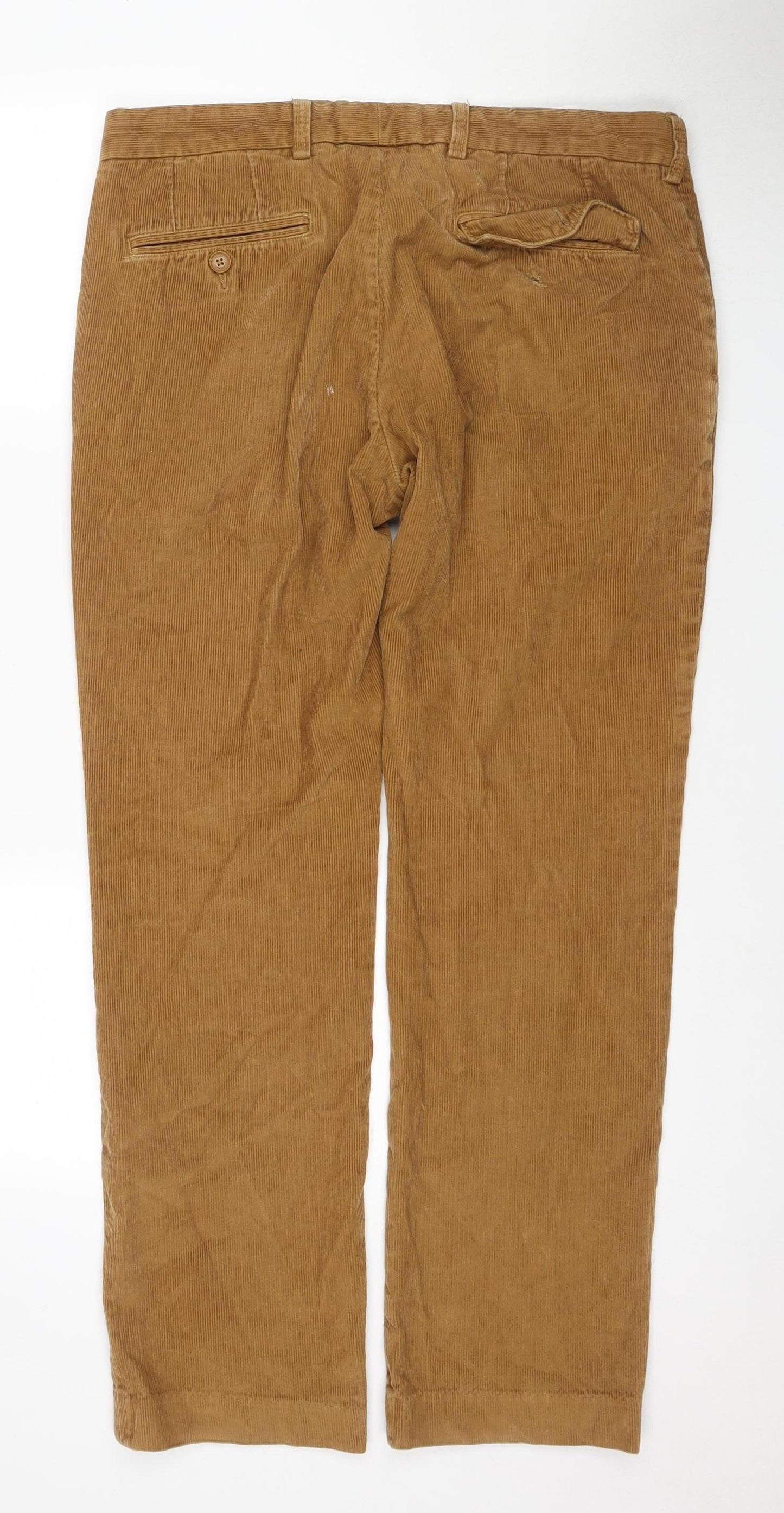 French Connection Brown Corduroy Trousers Size 34