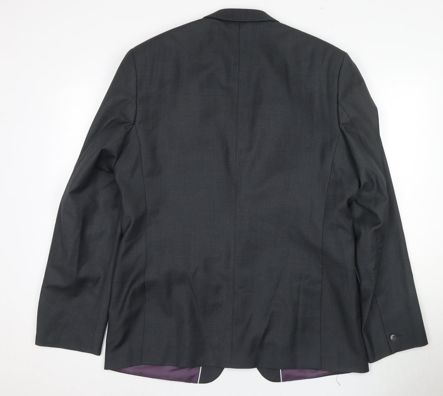 Red Herring Men's Grey Blazer 44 Long Notch Lapel