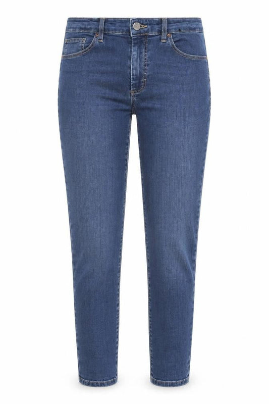 Topshop Women's Blue Skinny Jeans Size L