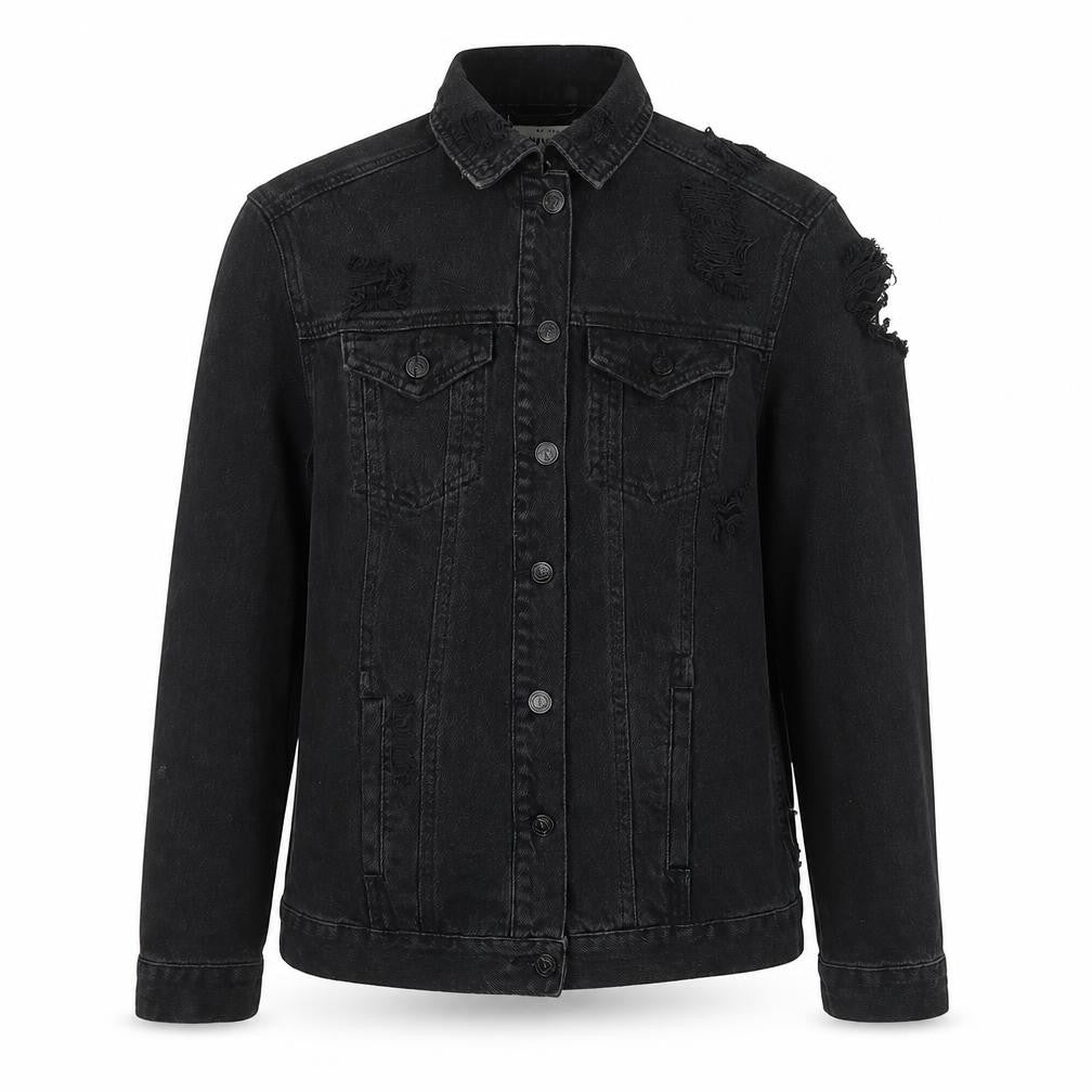 New Look Black Women's Denim Jacket Size 8