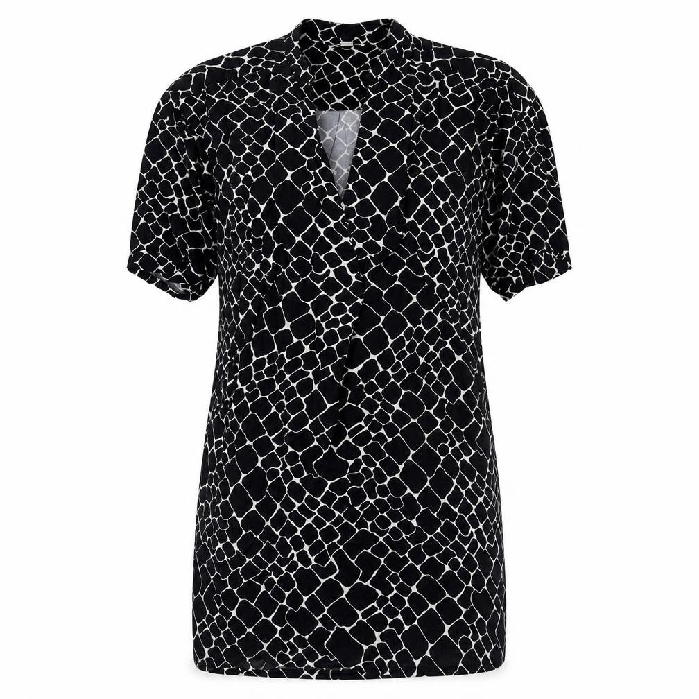 Whistles Women's Black XS Geometric Knit Dress
