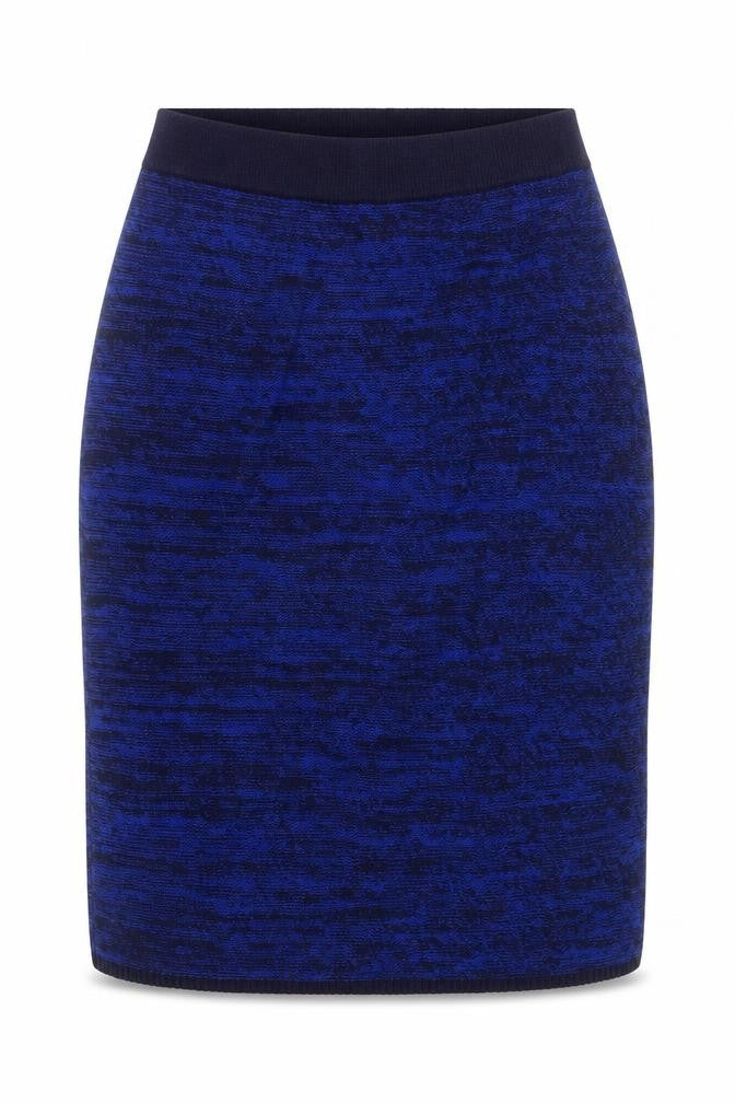 Jigsaw Women's Blue Straight Knit Skirt, S