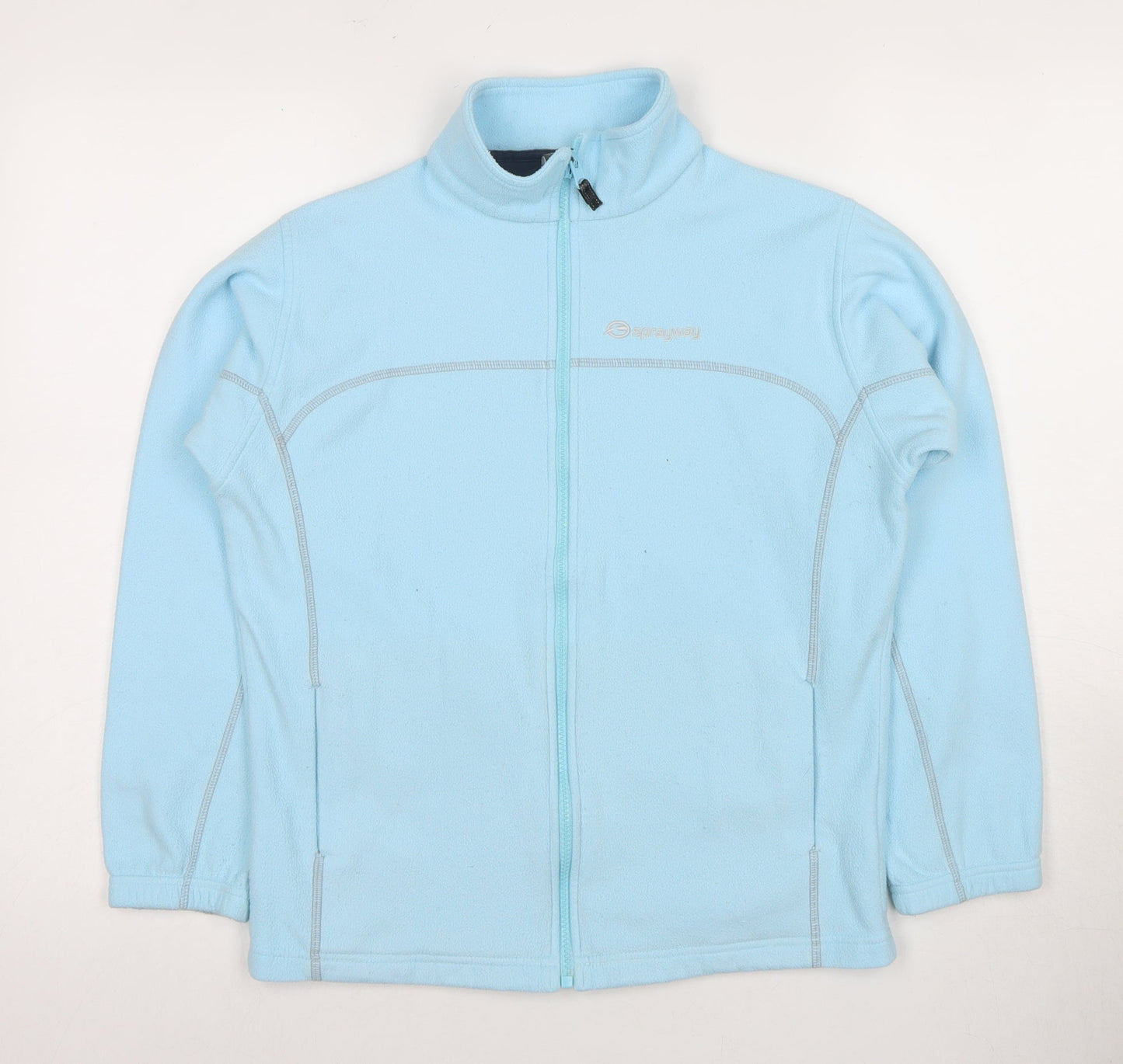 Sprayway Women's Blue Fleece Jacket Size 12 Regular