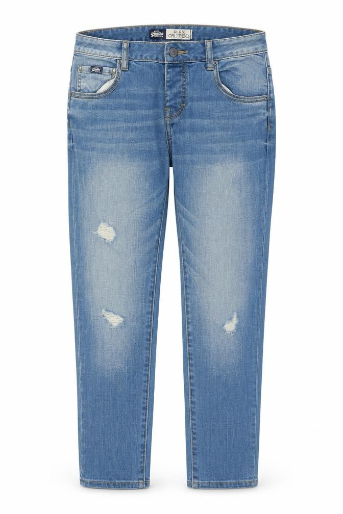 Superdry Women's Blue Boyfriend Jeans Size 4