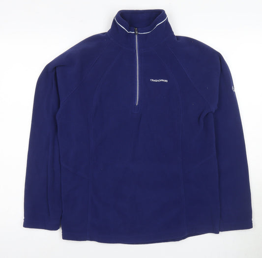Craghoppers Women's Blue Fleece Pullover Size 10