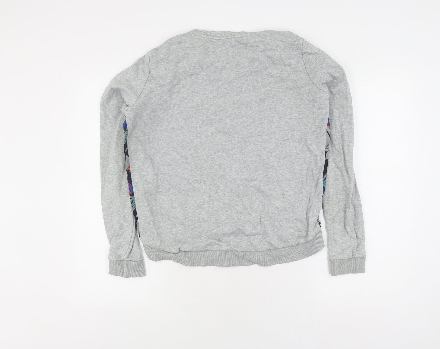 Pepe Jeans Women's Grey Floral Pullover Jumper M